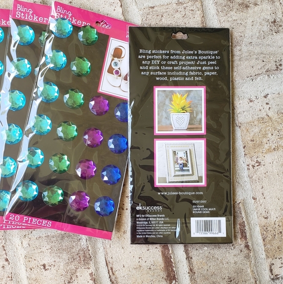 6 sheets Bling stickers - Picture 2 of 2